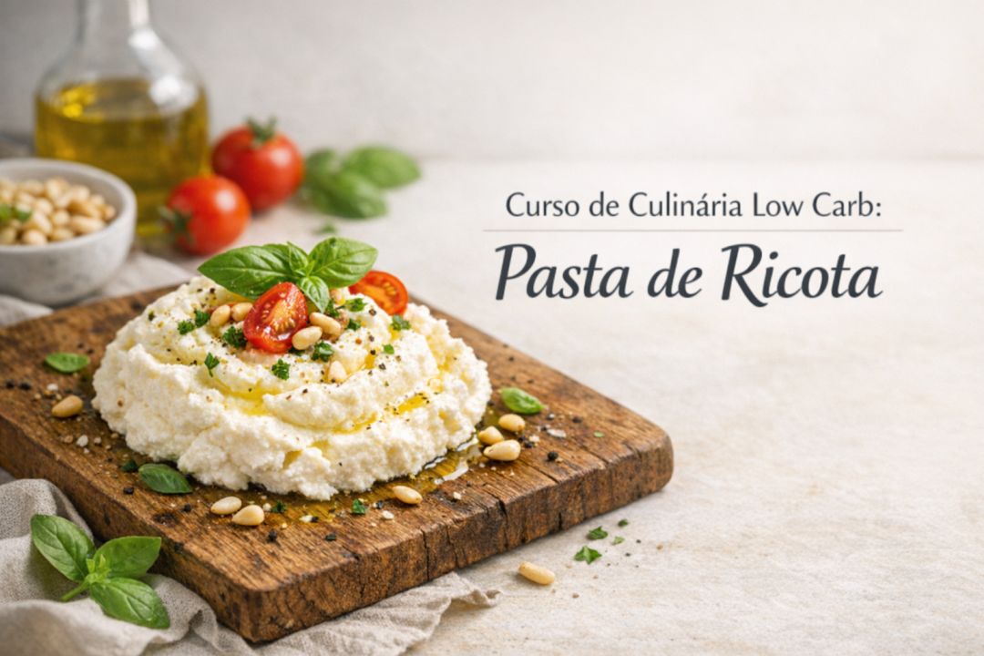 Curso de Culinária Low Carb: Pasta de Ricota