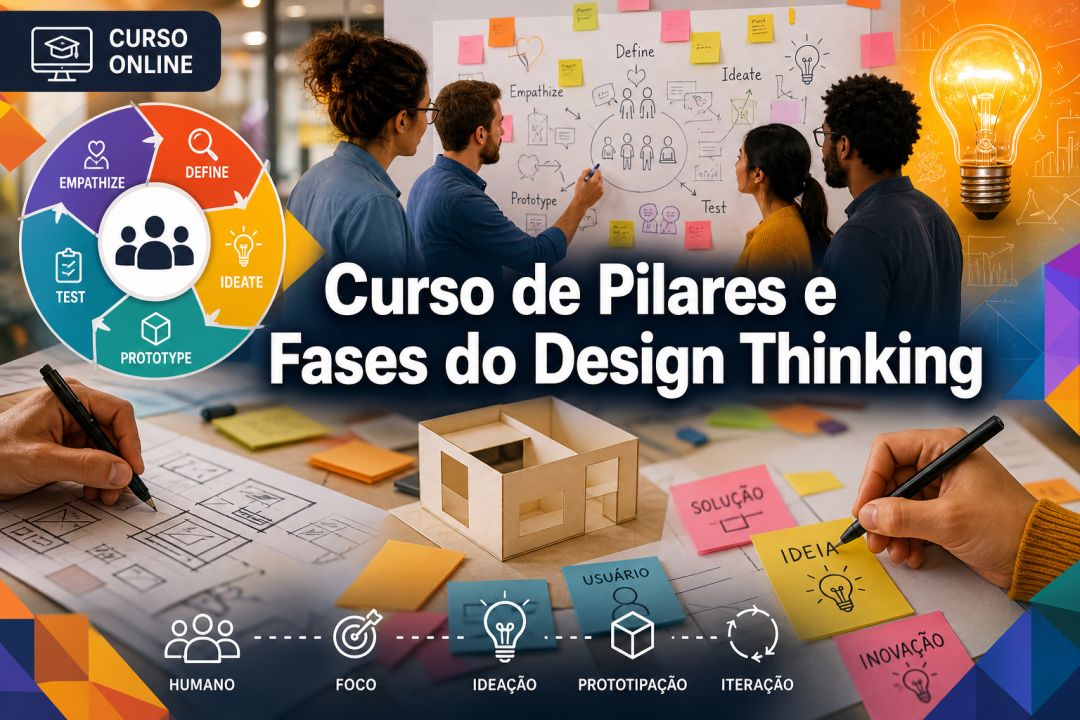 Curso de Pilares e Fases do Design Thinking